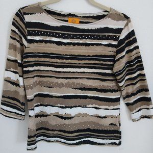 Ruby Rd. 3/4 length sleeve top